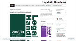Desktop Screenshot of legalaidhandbook.com